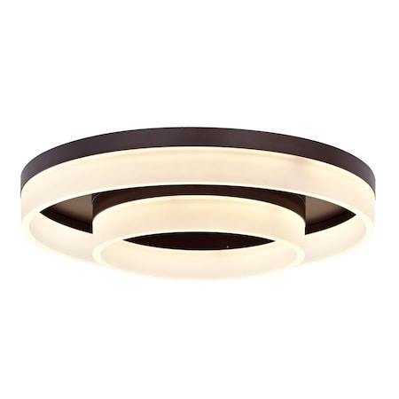 Sunpark 20 in. LED Ceiling Pendant Light 3000K, Oil Rubbed Bronze Finish C1220D-30-3000K